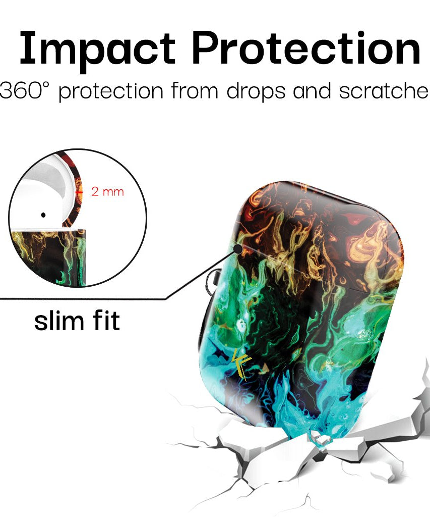 Misty Rainbow AirPods-Hülle