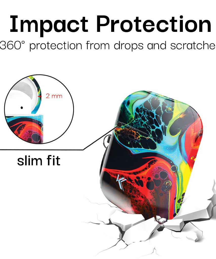 Electric Splash AirPods Case