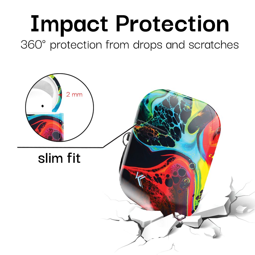 Electric Splash AirPods Case
