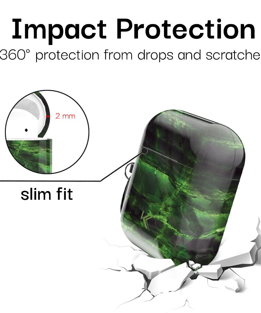 Fierce Peridot AirPods-Hülle