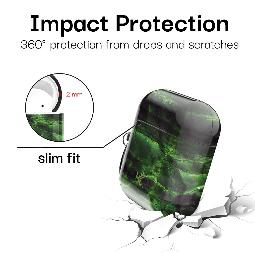 Fierce Peridot AirPods Case