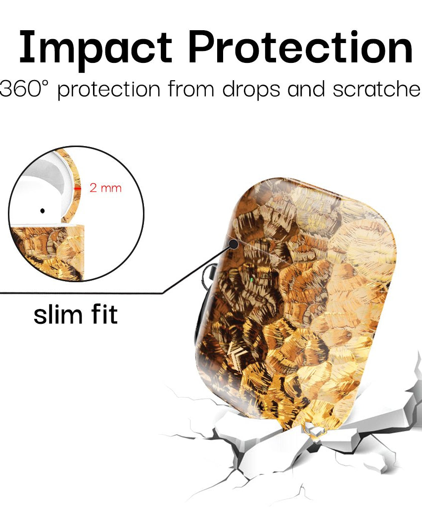 Goldstaub AirPods Hülle