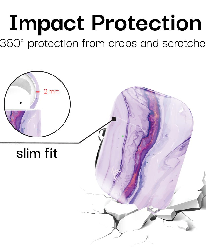 AirPods Hülle Icy Lavender