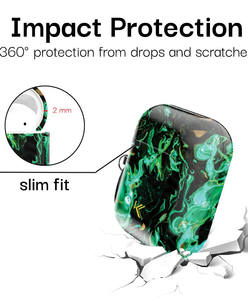Misty Emerald AirPods-Hülle