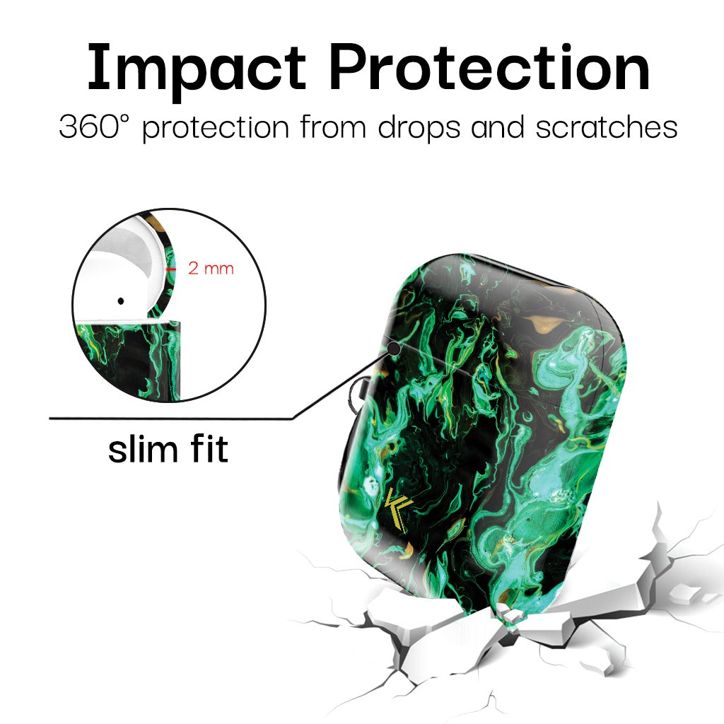 Misty Emerald AirPods Case