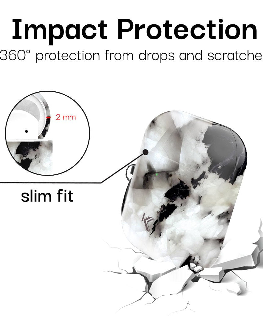 Sharp Quartz AirPods Hülle