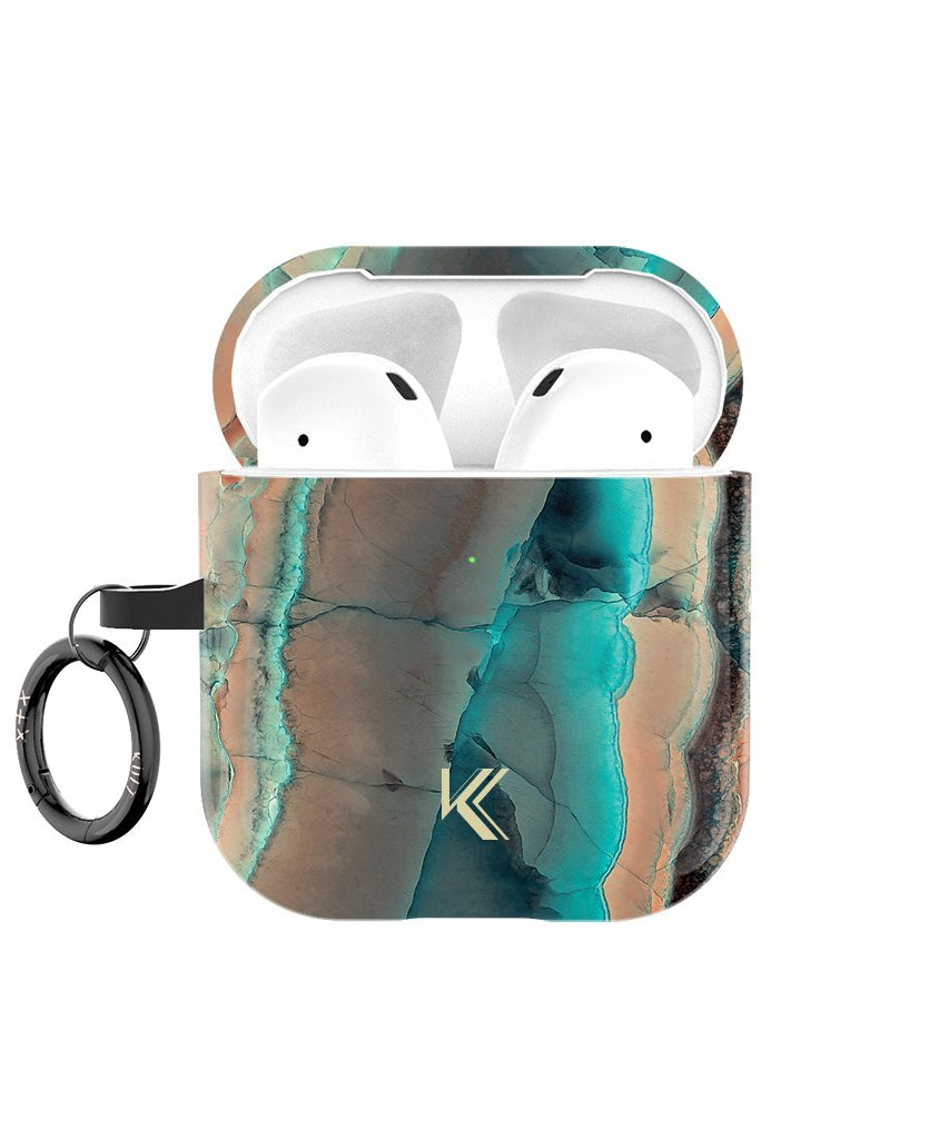 Verträumtes Mondstein AirPods Case