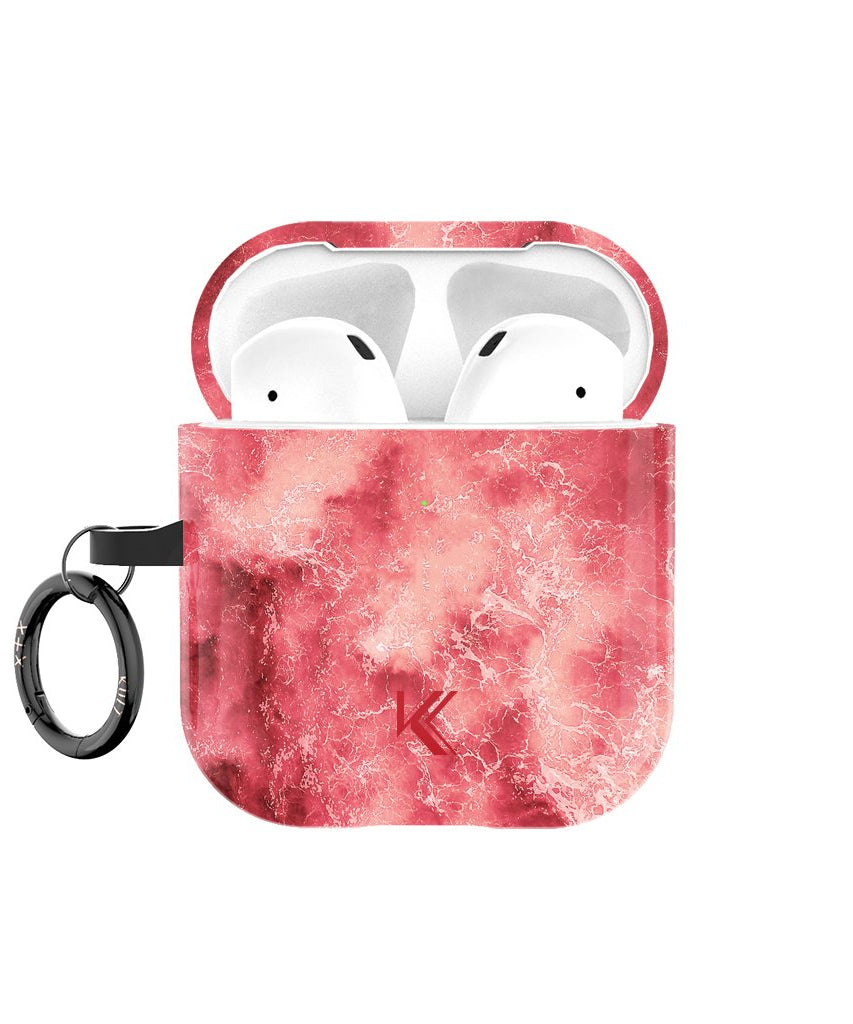 Red Omen AirPods Hülle
