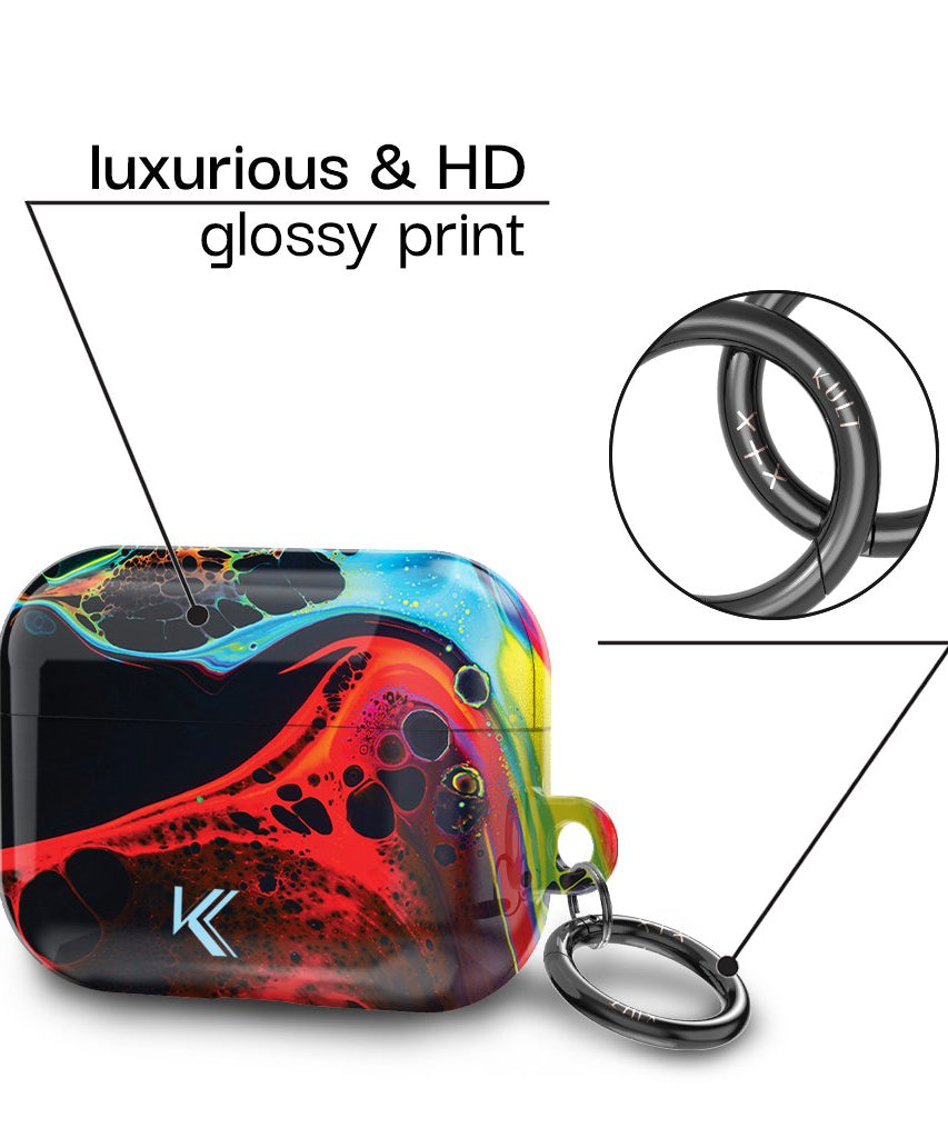 Electric Splash AirPods Case