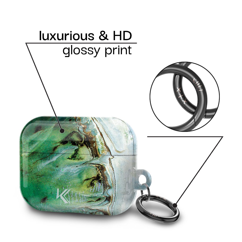 Polished Jade AirPods Case