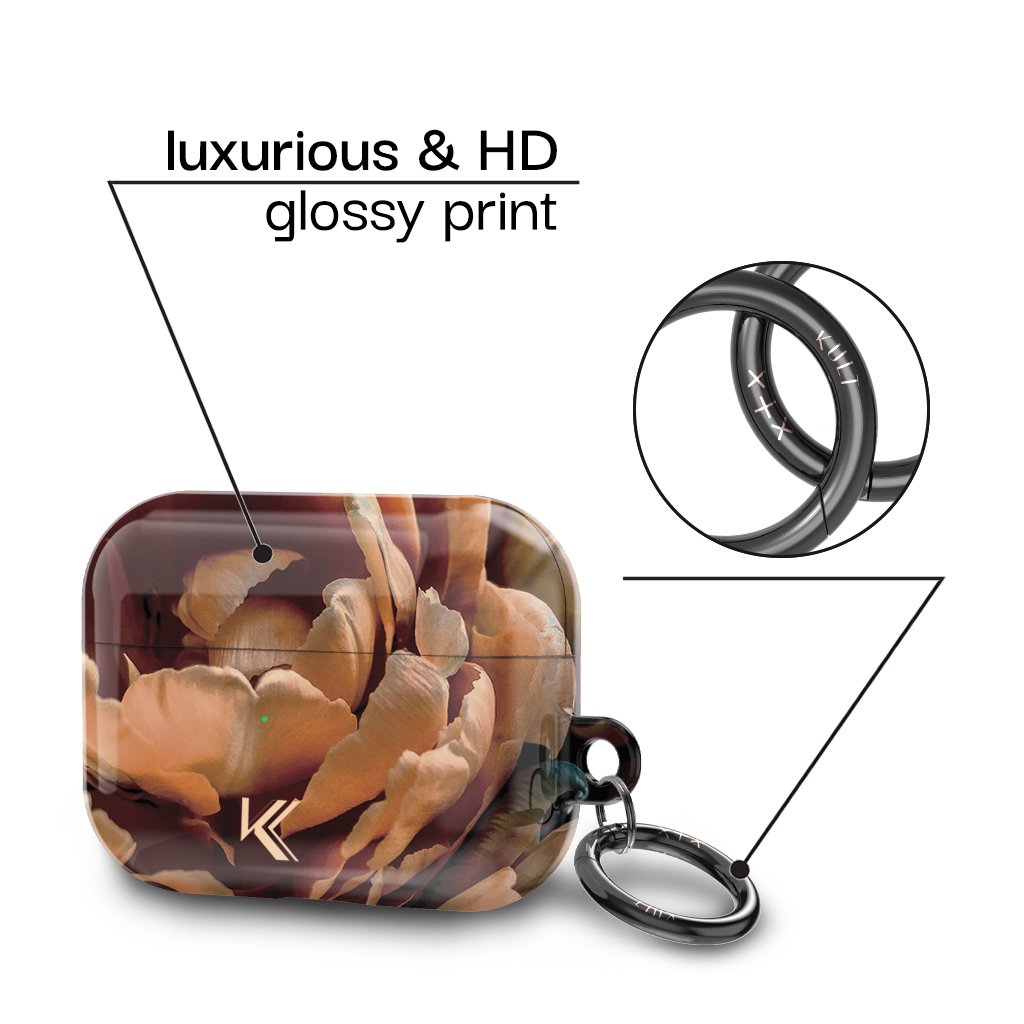 Vintage Peony AirPods Case