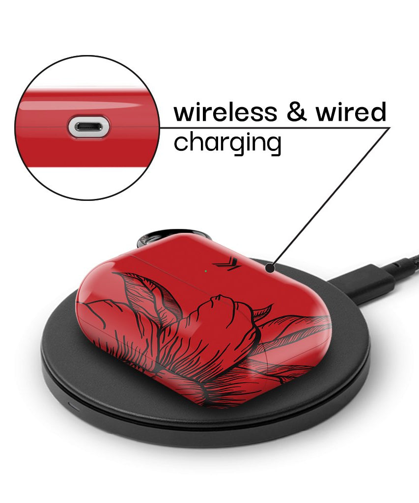 AirPods-Hülle „Dramatic Petals“