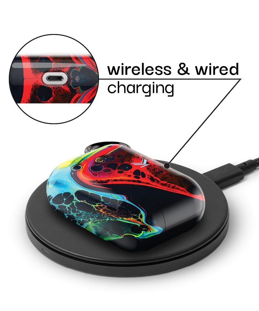 Electric Splash AirPods Case