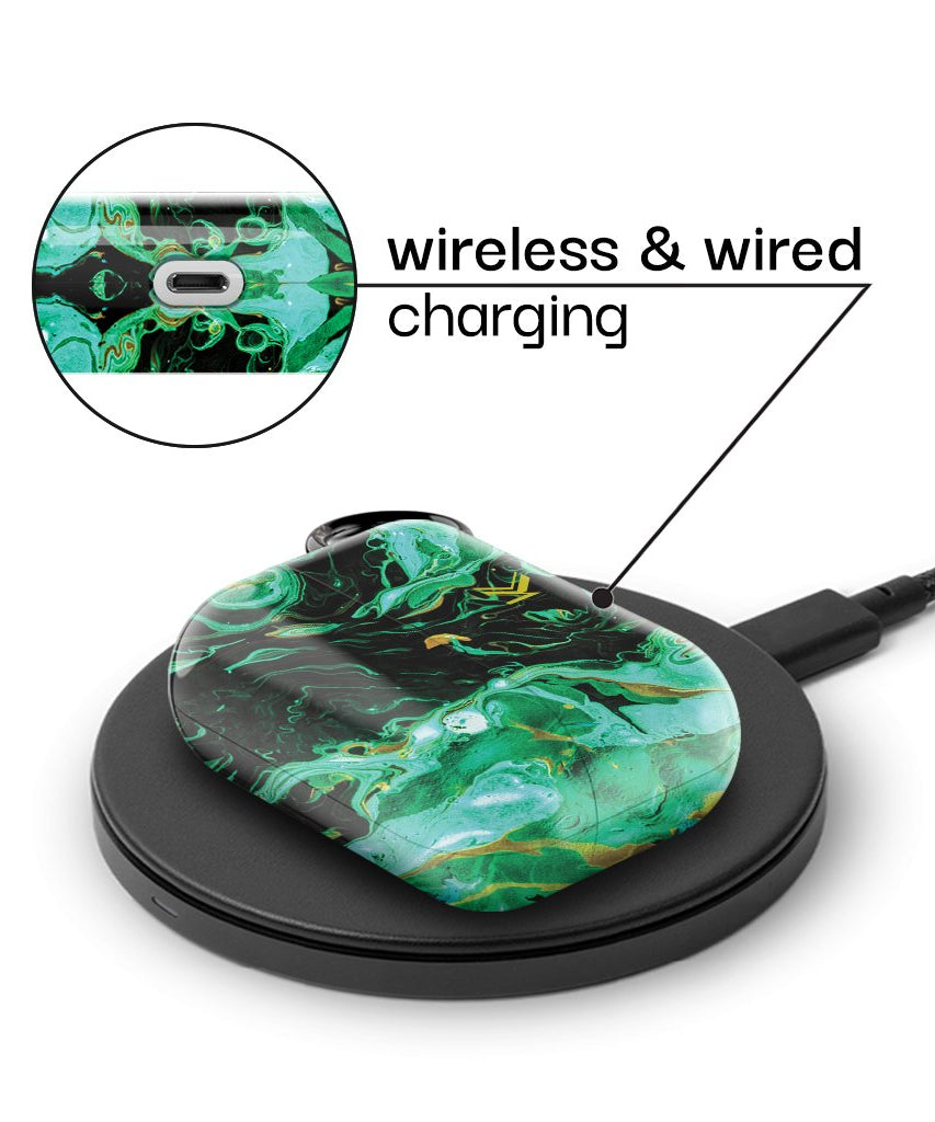 Misty Emerald AirPods-Hülle