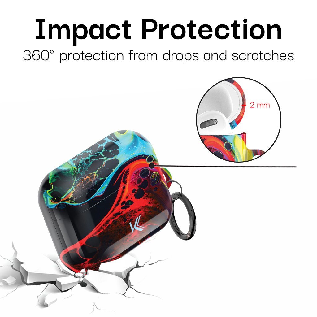 Electric Splash AirPods Case