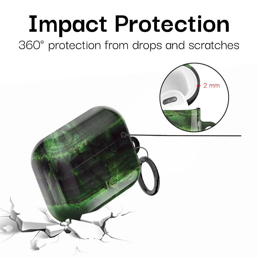 Fierce Peridot AirPods Case