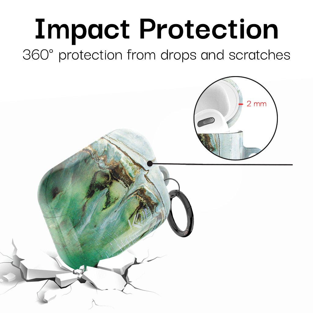 Polished Jade AirPods Case