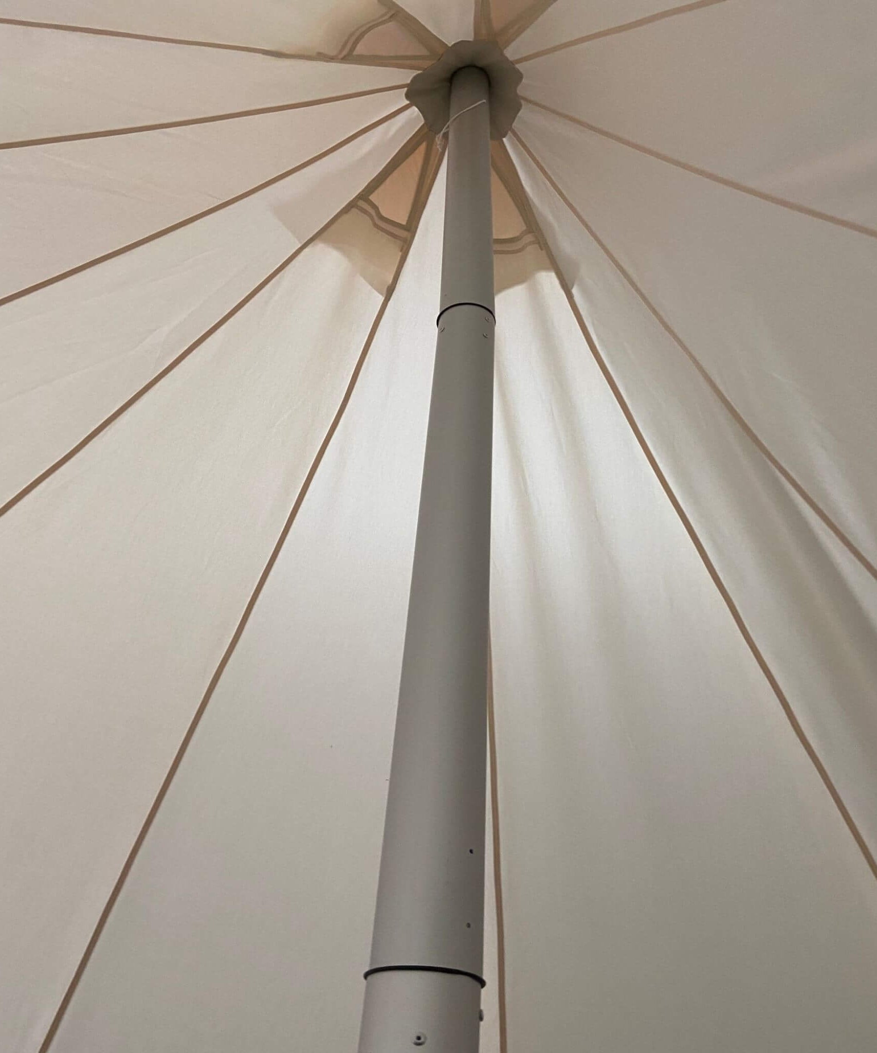 [13X19FT] Extra-Large Heavy-Duty Outdoor Four Seasons Glamping Canvas Bell Yurt Tent (SAK45688)