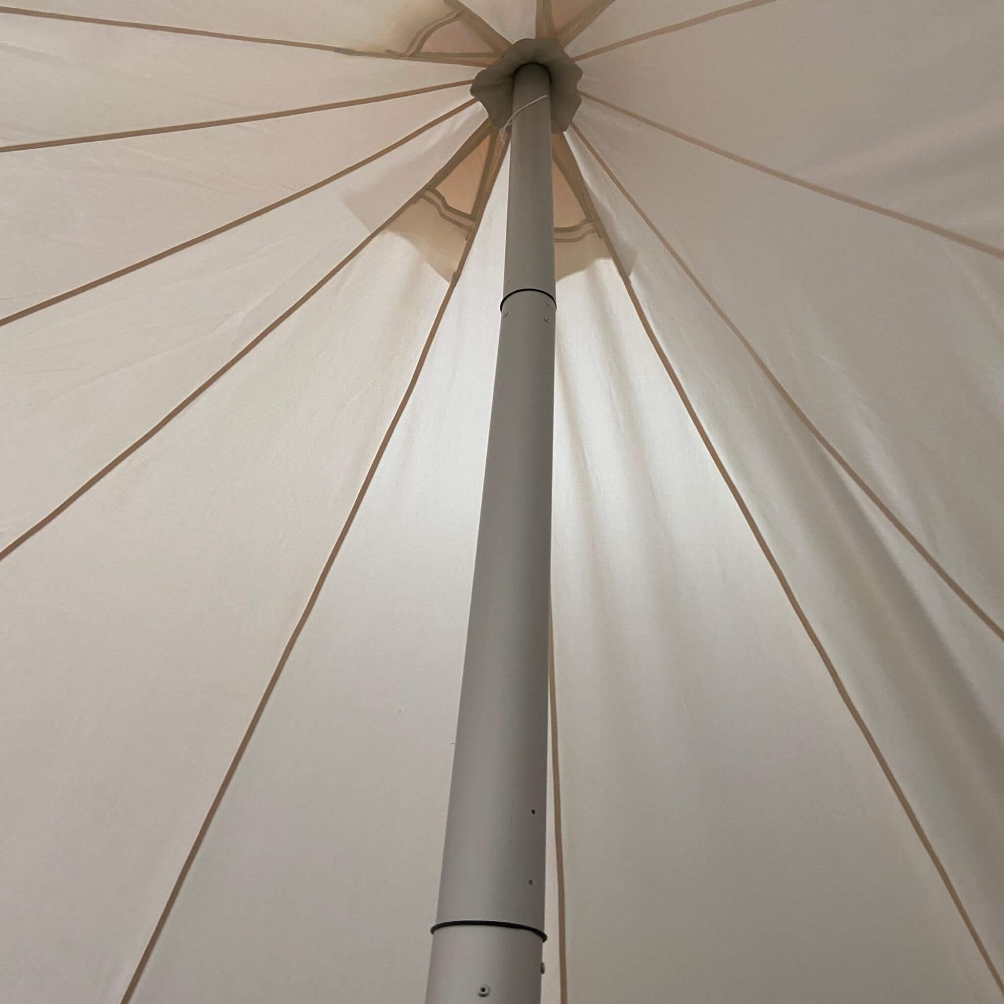 [13X19FT] Extra-Large Heavy-Duty Outdoor Four Seasons Glamping Canvas Bell Yurt Tent (SAK45688)