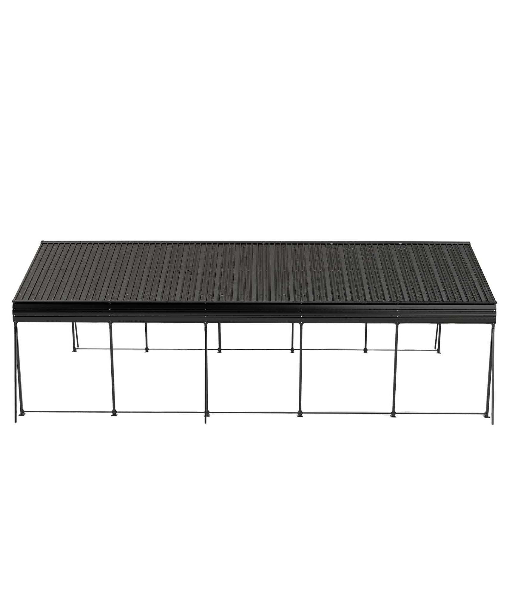 [13X26FT] Alora Heavy-Duty Weather-Resistant Outdoor Carport With Protective Film (SAK82451)