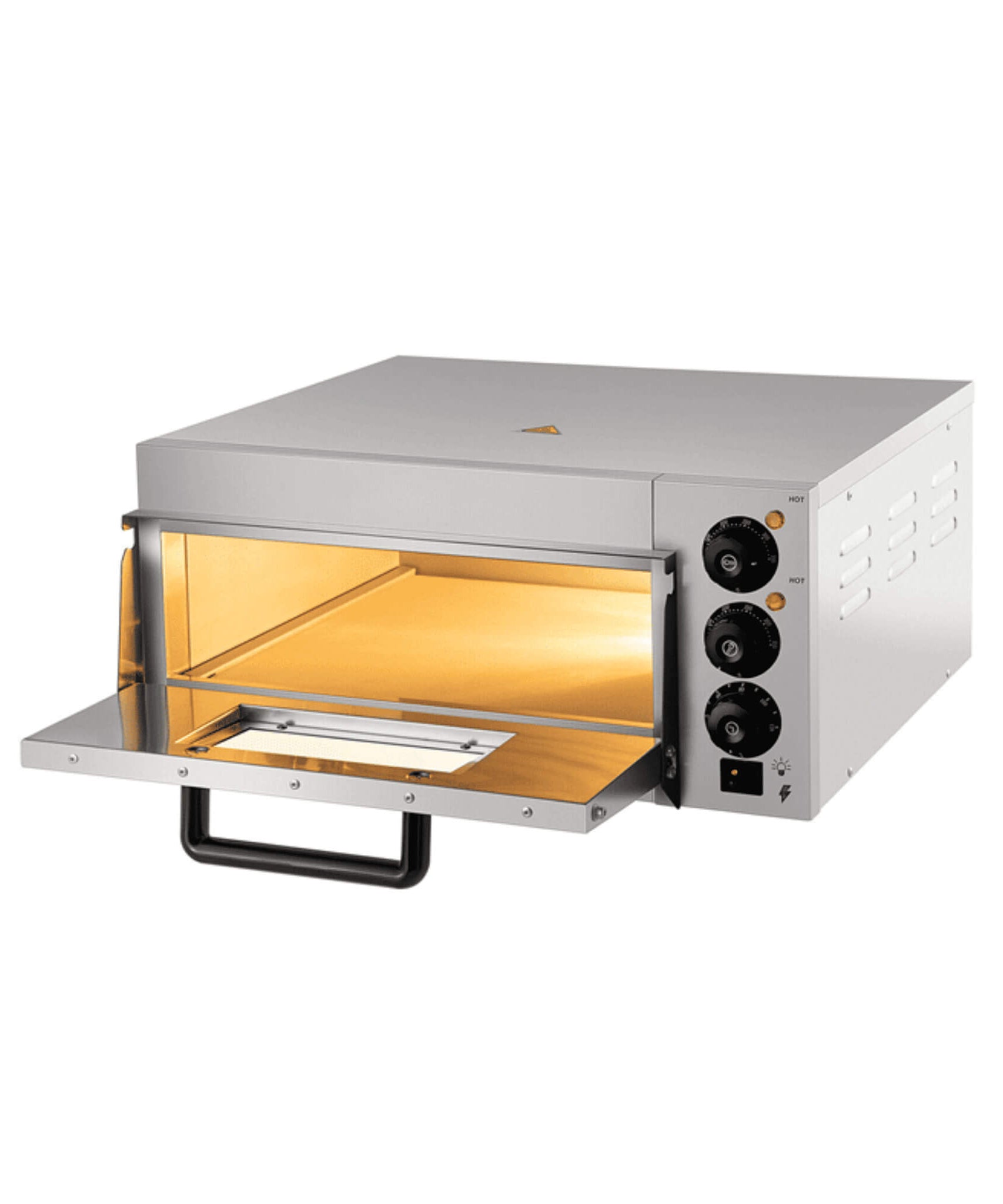 14-Inch Electric Single Deck Countertop Commercial Pizza Oven (SAK92582)