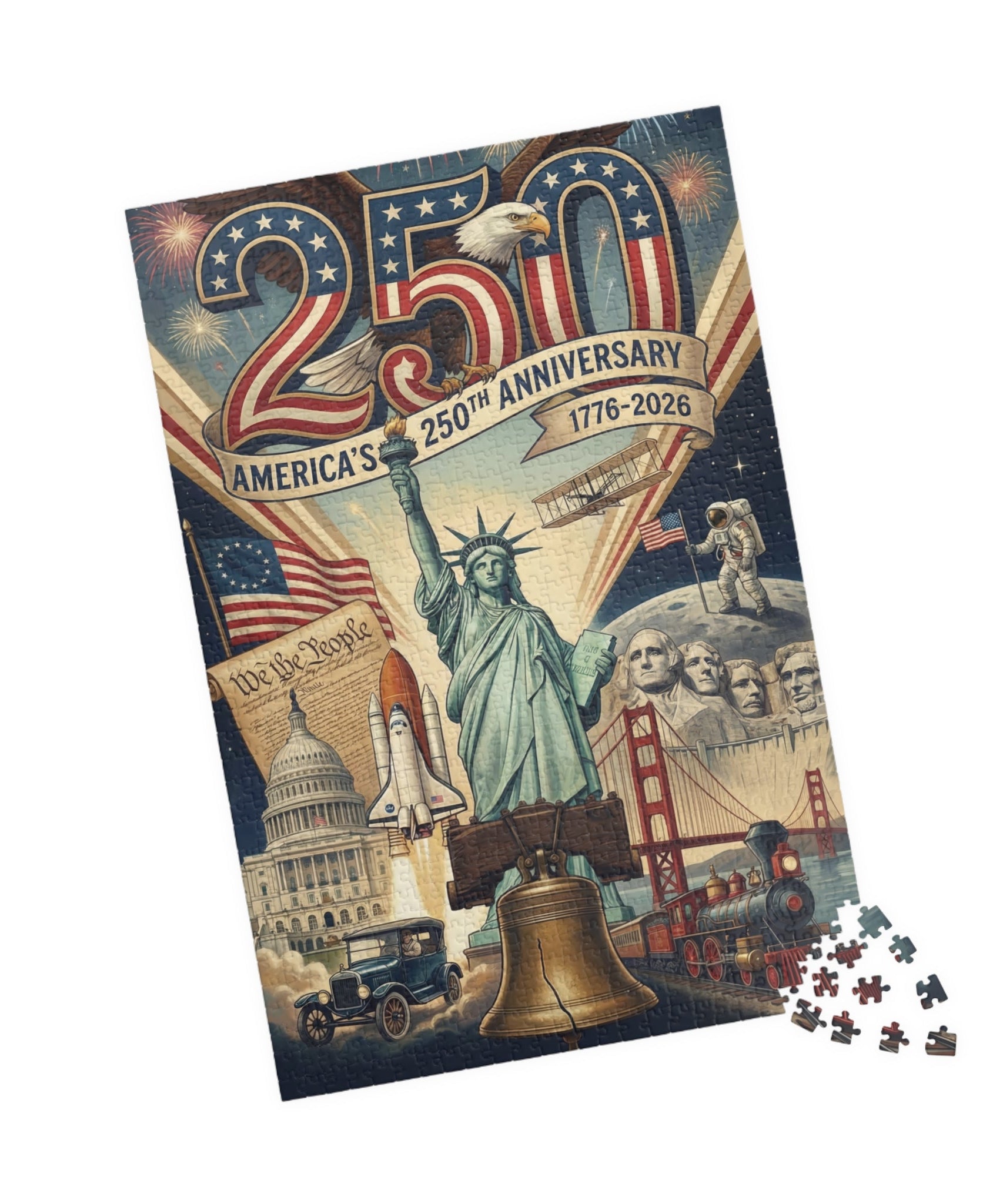 Amerika 250. Jubiläums-Puzzle (252, 520, 1014 Teile)