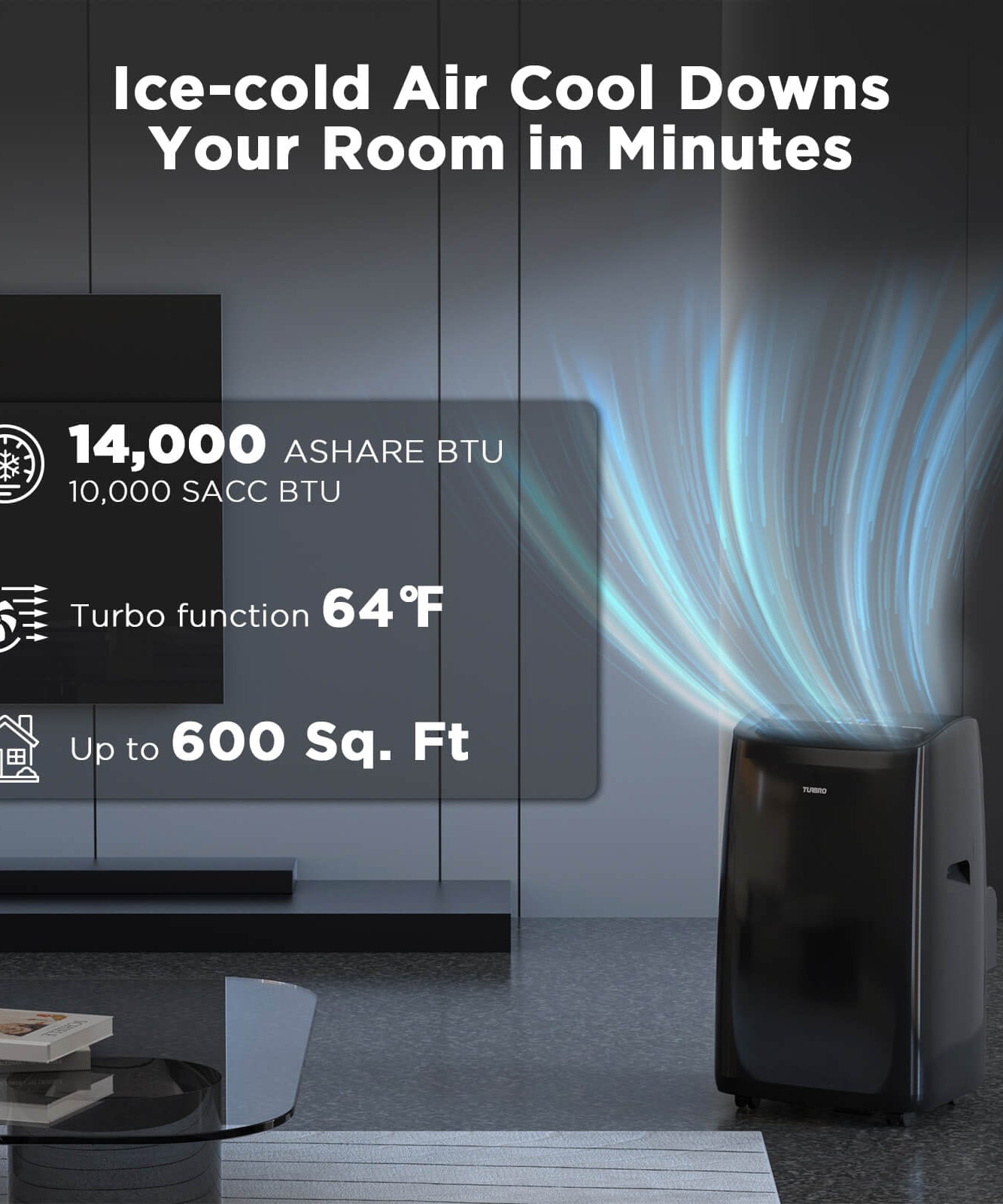 Greenland 14,000 BTU WiFi Portable Air Conditioner
