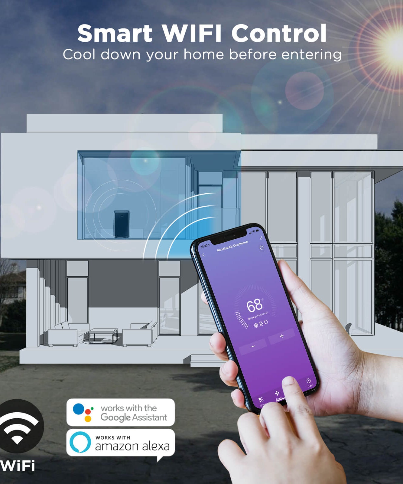 Greenland 14,000 BTU WiFi Portable Air Conditioner