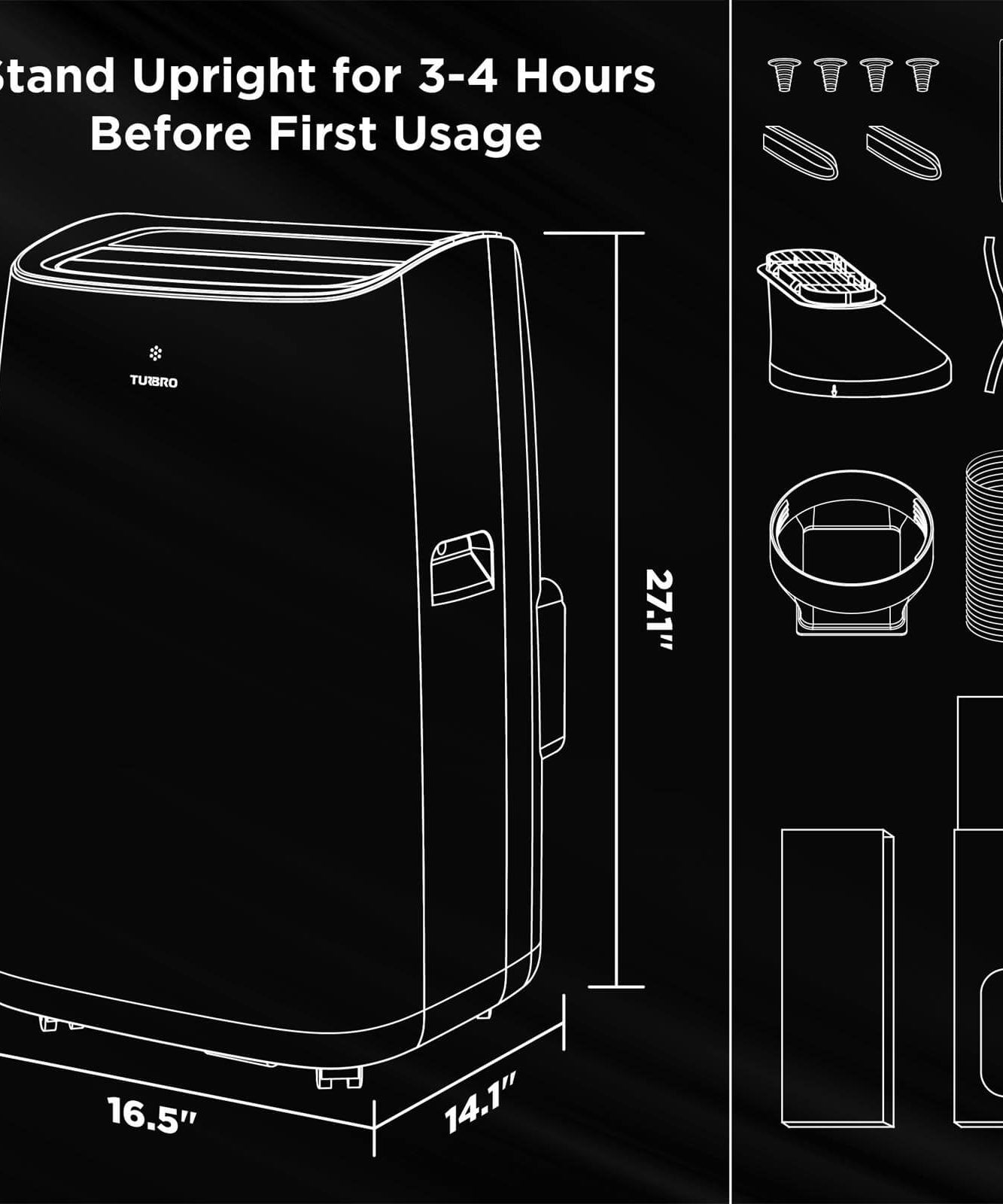 Greenland 14,000 BTU WiFi Portable Air Conditioner