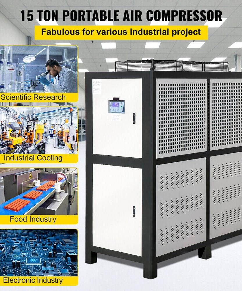 Smart Air-Cooled SS Industrial Water Chiller With LCD Display (SAK26458)
