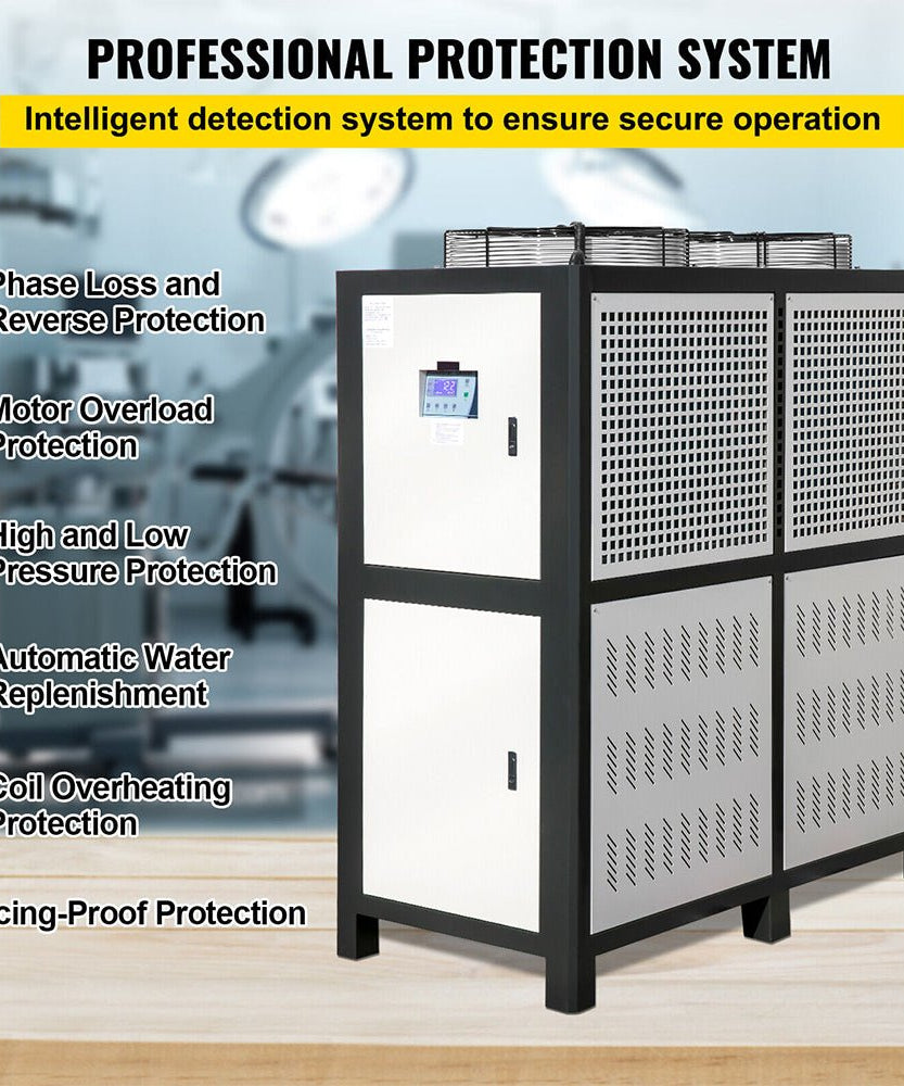 Smart Air-Cooled SS Industrial Water Chiller With LCD Display (SAK26458)