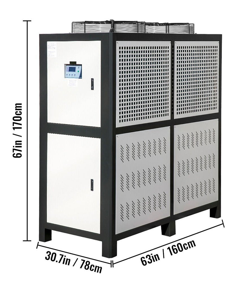 Smart Air-Cooled SS Industrial Water Chiller With LCD Display (SAK26458)