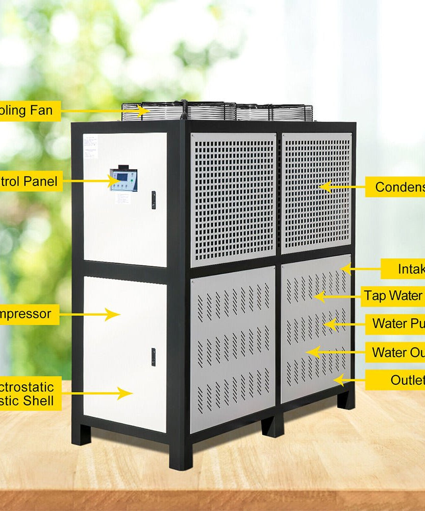 Smart Air-Cooled SS Industrial Water Chiller With LCD Display (SAK26458)