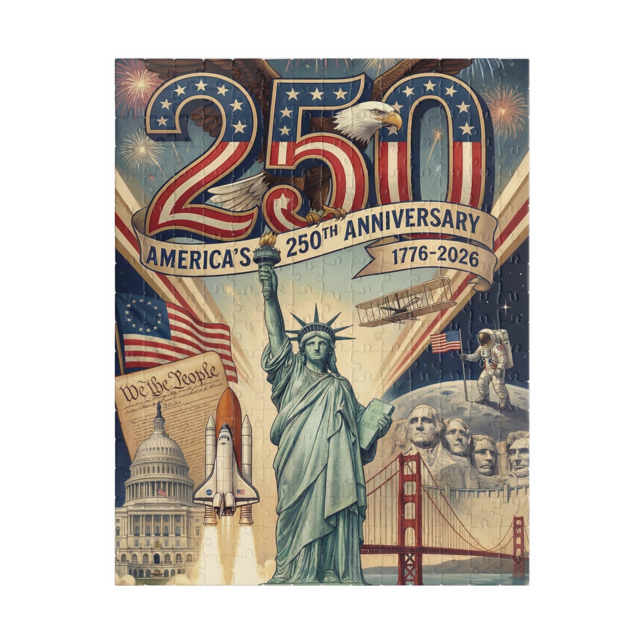 Amerika 250. Jubiläums-Puzzle (252, 520, 1014 Teile)