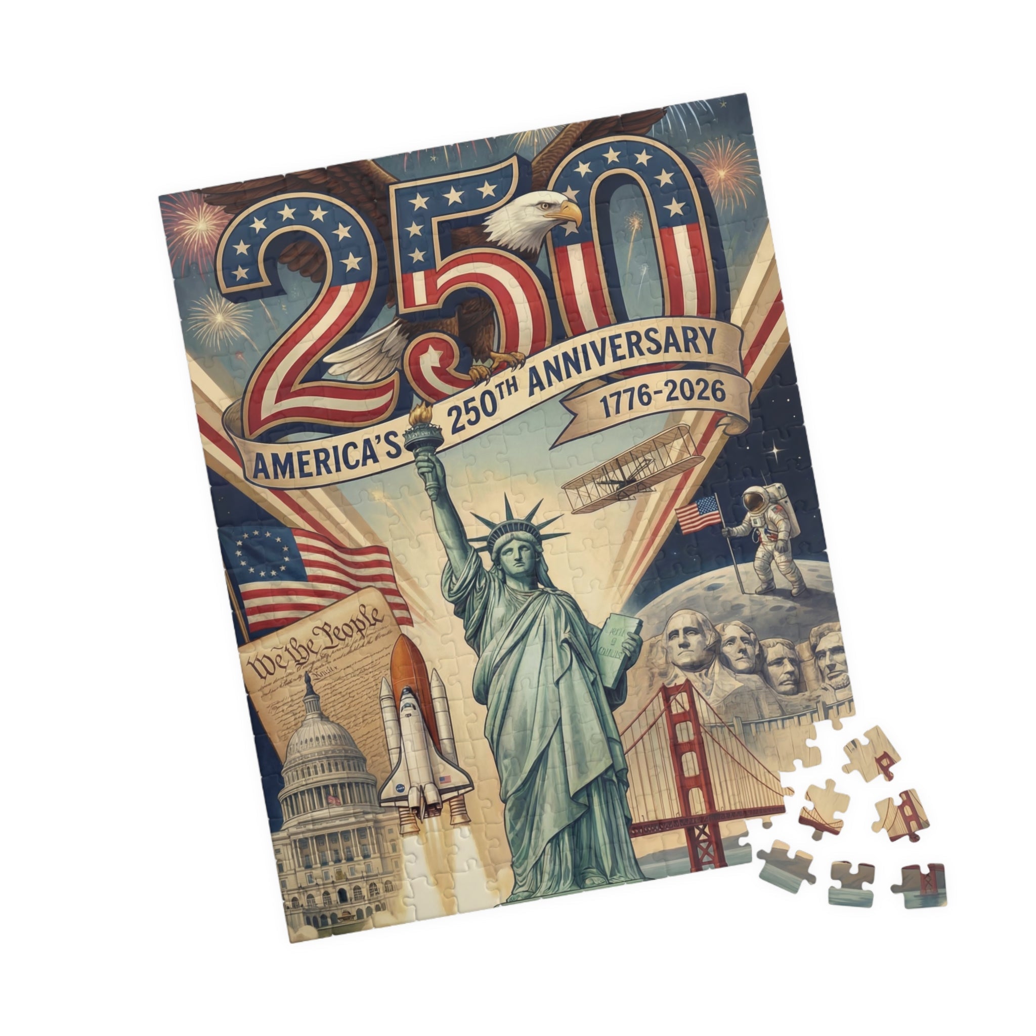 Amerika 250. Jubiläums-Puzzle (252, 520, 1014 Teile)