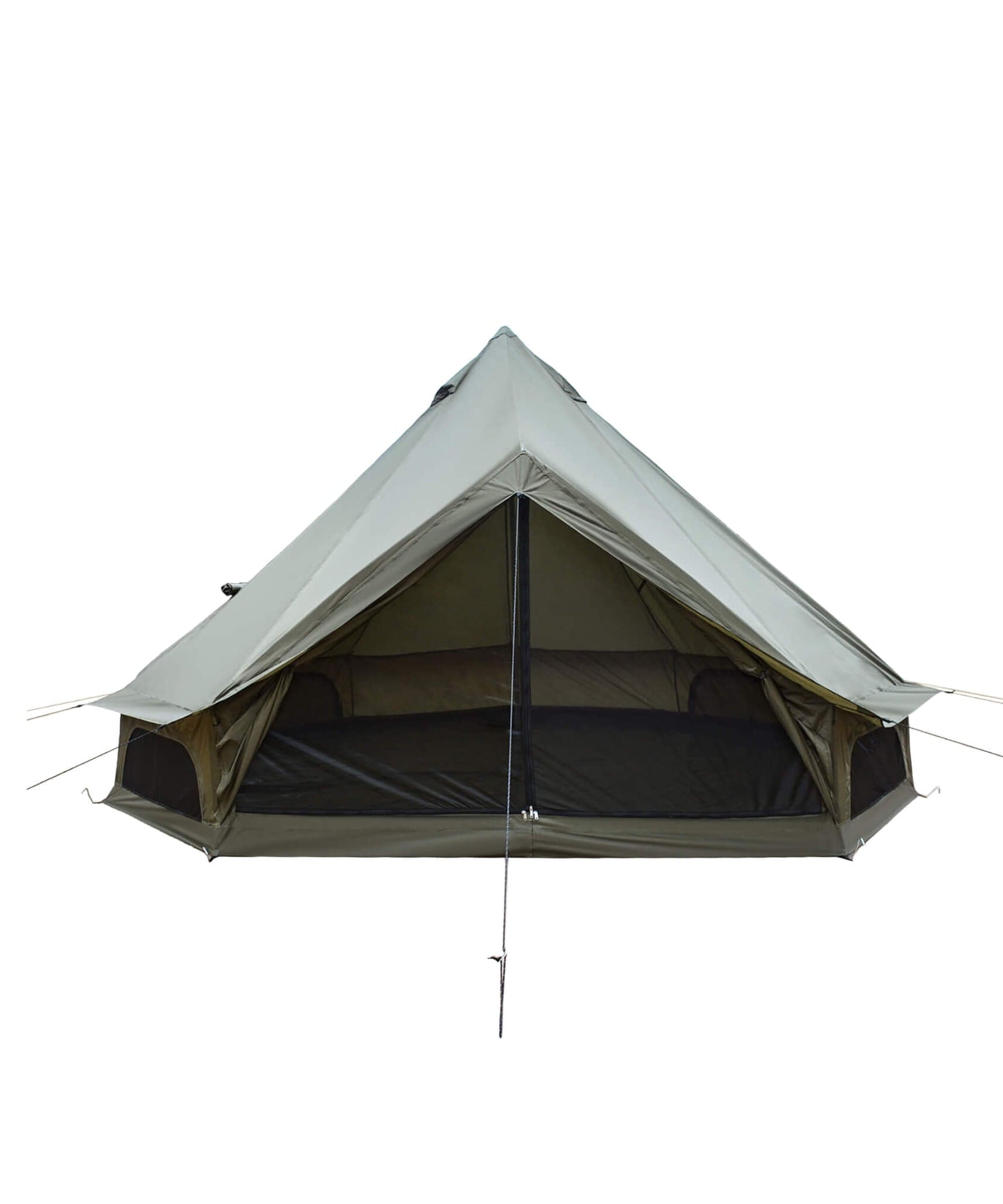 Large 16FT 10-Person All-Season Waterproof Bell Tent With Stove Jack (SAK31584)