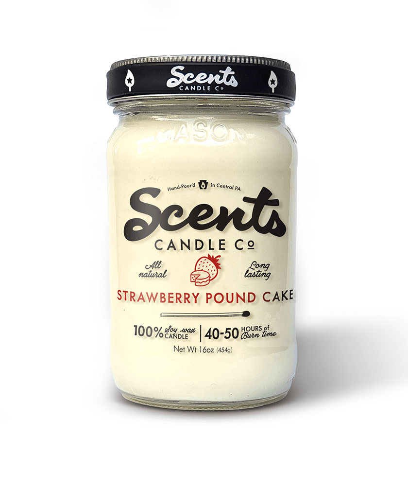 Scents Candle Co. Strawberry Pound Cake Soy Wax Candles