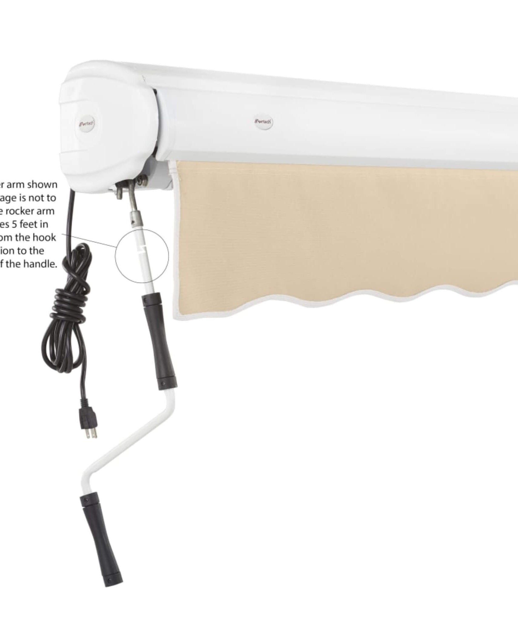 Awntech Key West Full Cassette Retractable Patio Awning [Made-To-Order] (SAK91358)