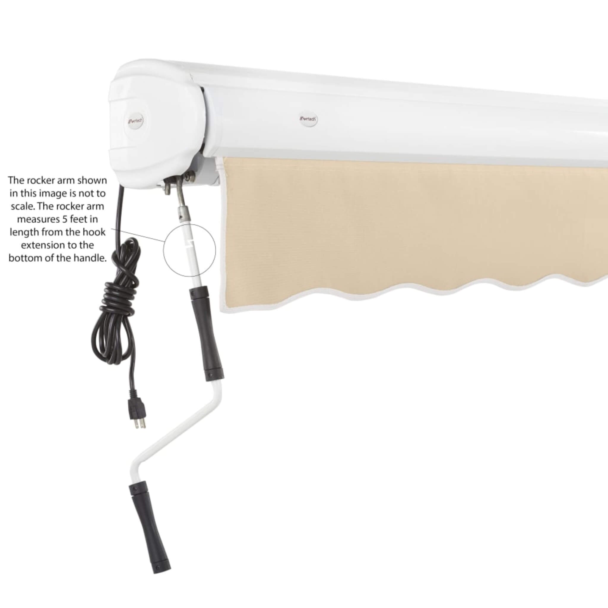 Awntech Key West Full Cassette Retractable Patio Awning [Made-To-Order] (SAK91358)