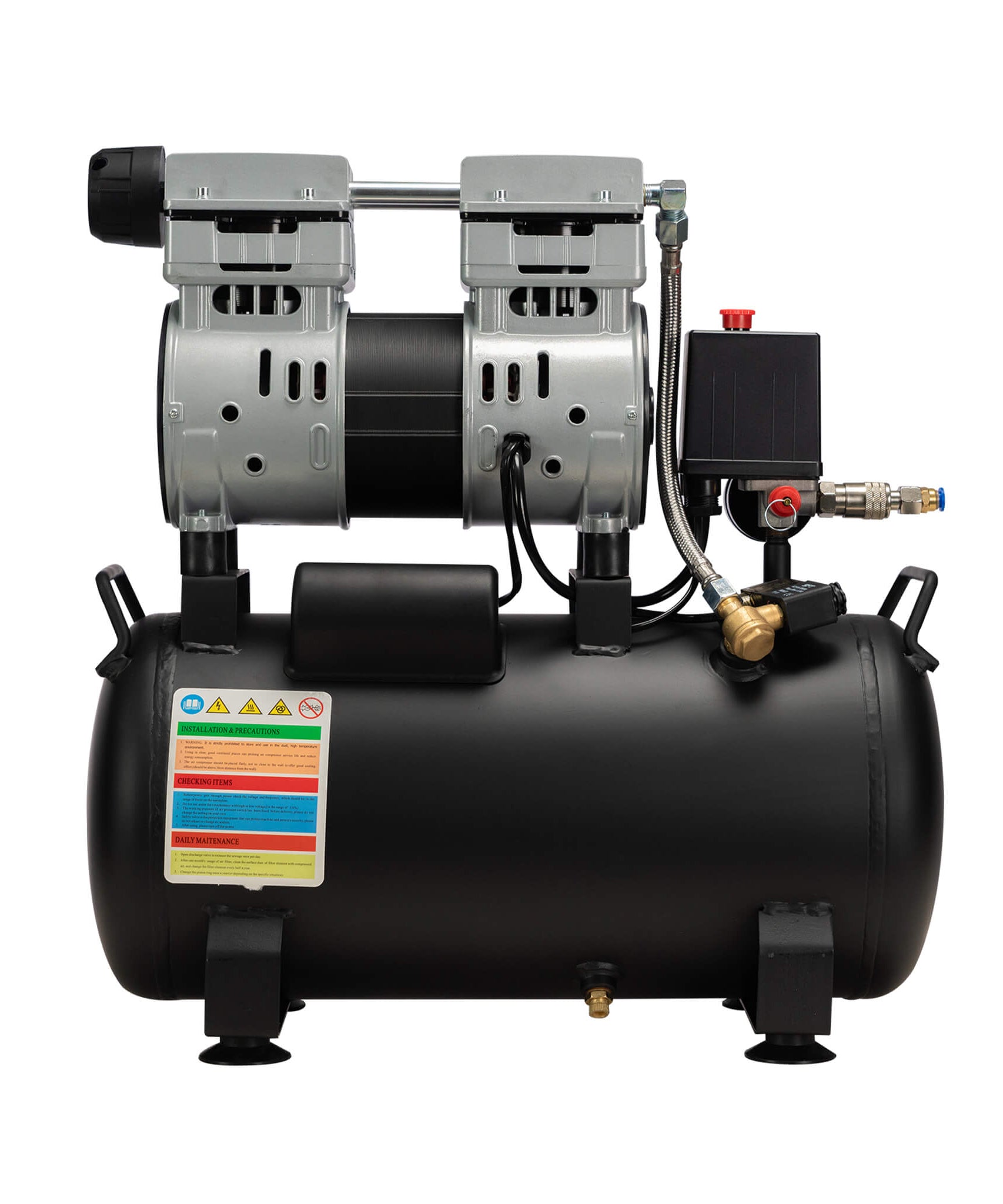 [16X24-Inch] Pneumatic Sliding Dual-Platen Hot Press Machine With Infrared Positioning And Air Compressor (SAK46729)