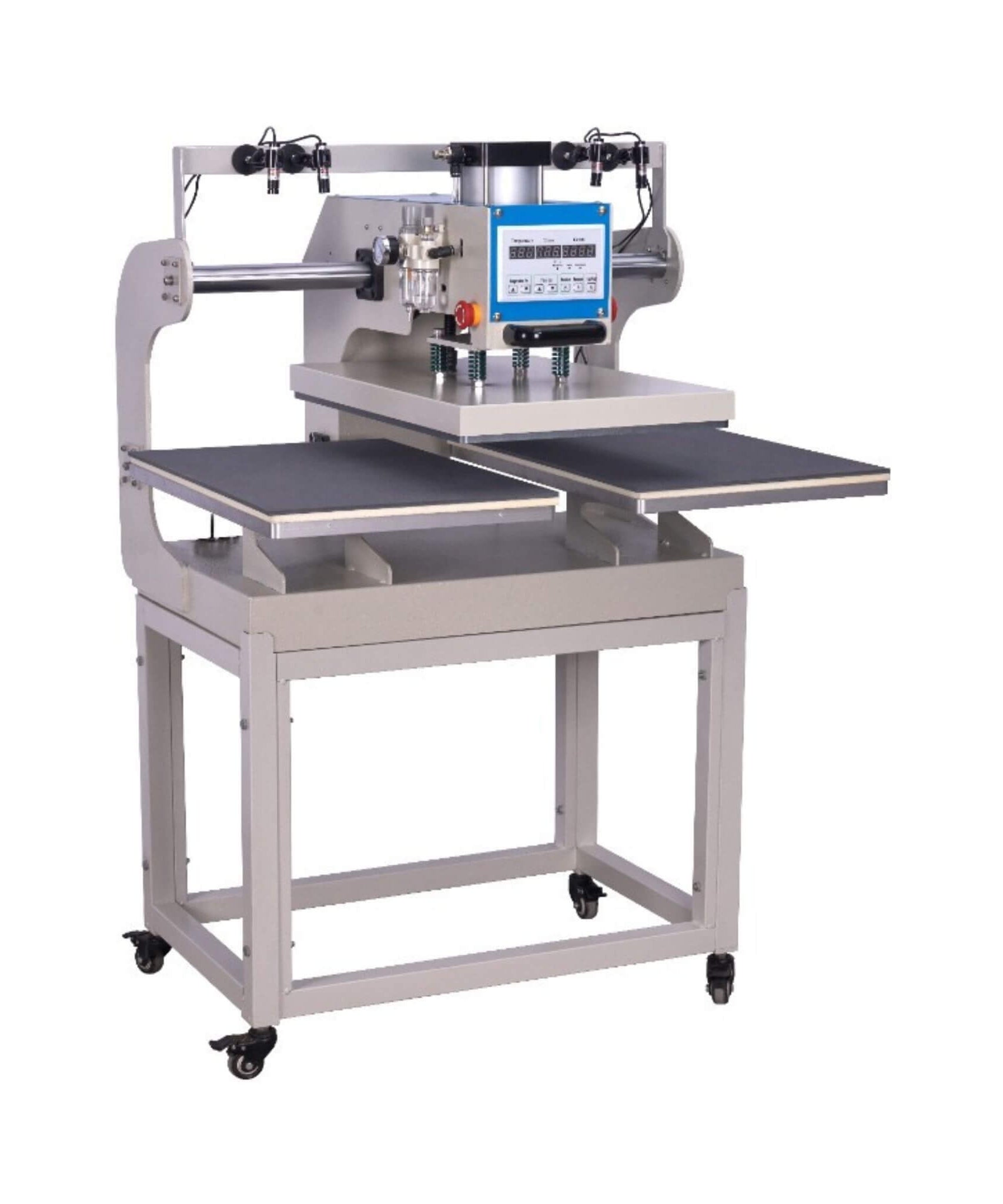 [16X24-Inch] Pneumatic Up Sliding Dual Platen Heat Press Machine With Infrared Positioning (SAK96724)