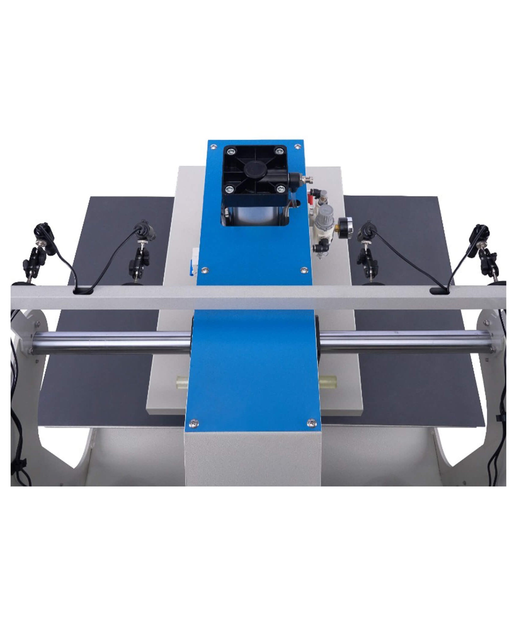 [16X24-Inch] Pneumatic Up Sliding Dual Platen Heat Press Machine With Infrared Positioning (SAK96724)