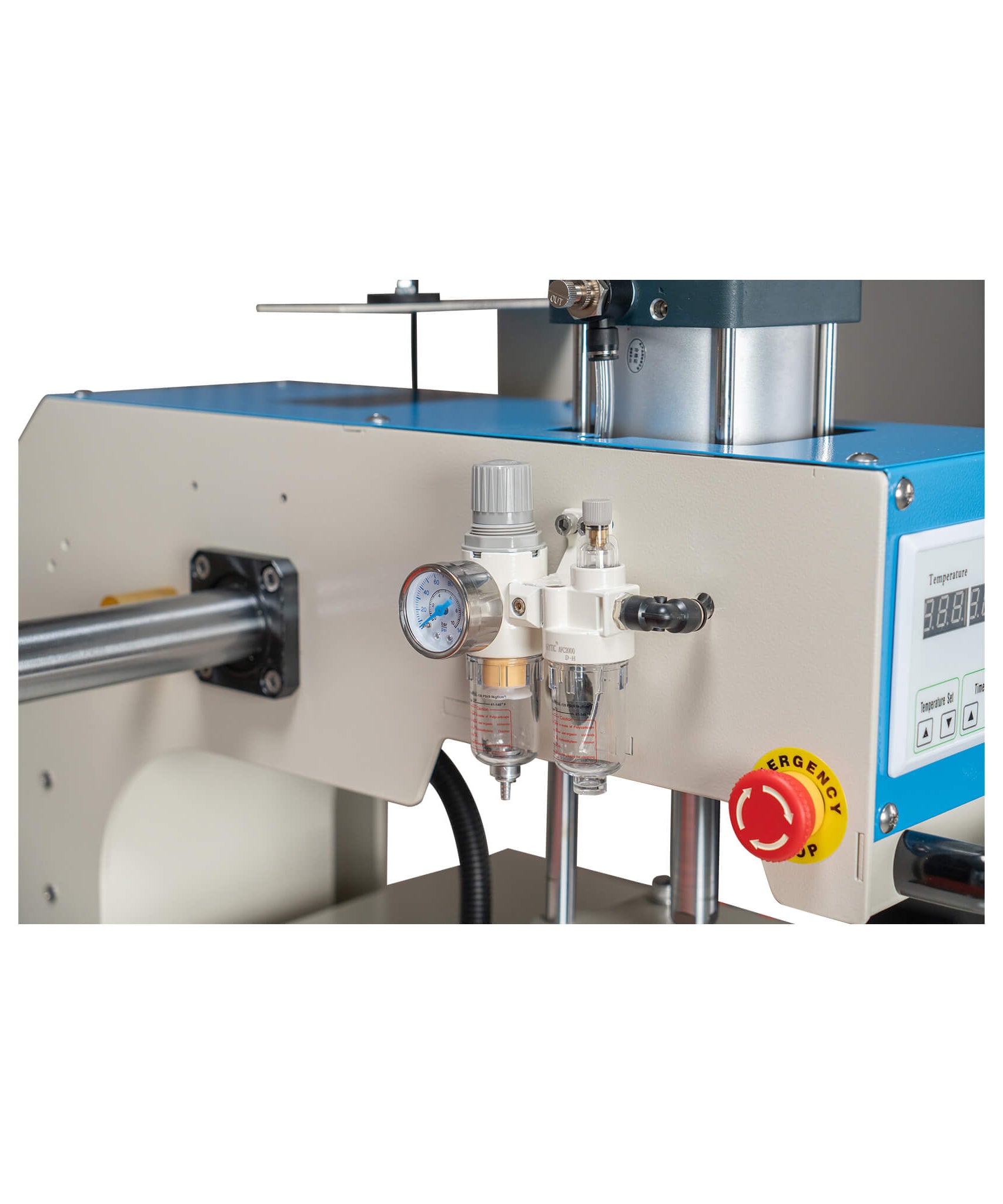 [16X24-Inch] Pneumatic Up Sliding Dual Platen Heat Press Machine With Infrared Positioning (SAK75382)
