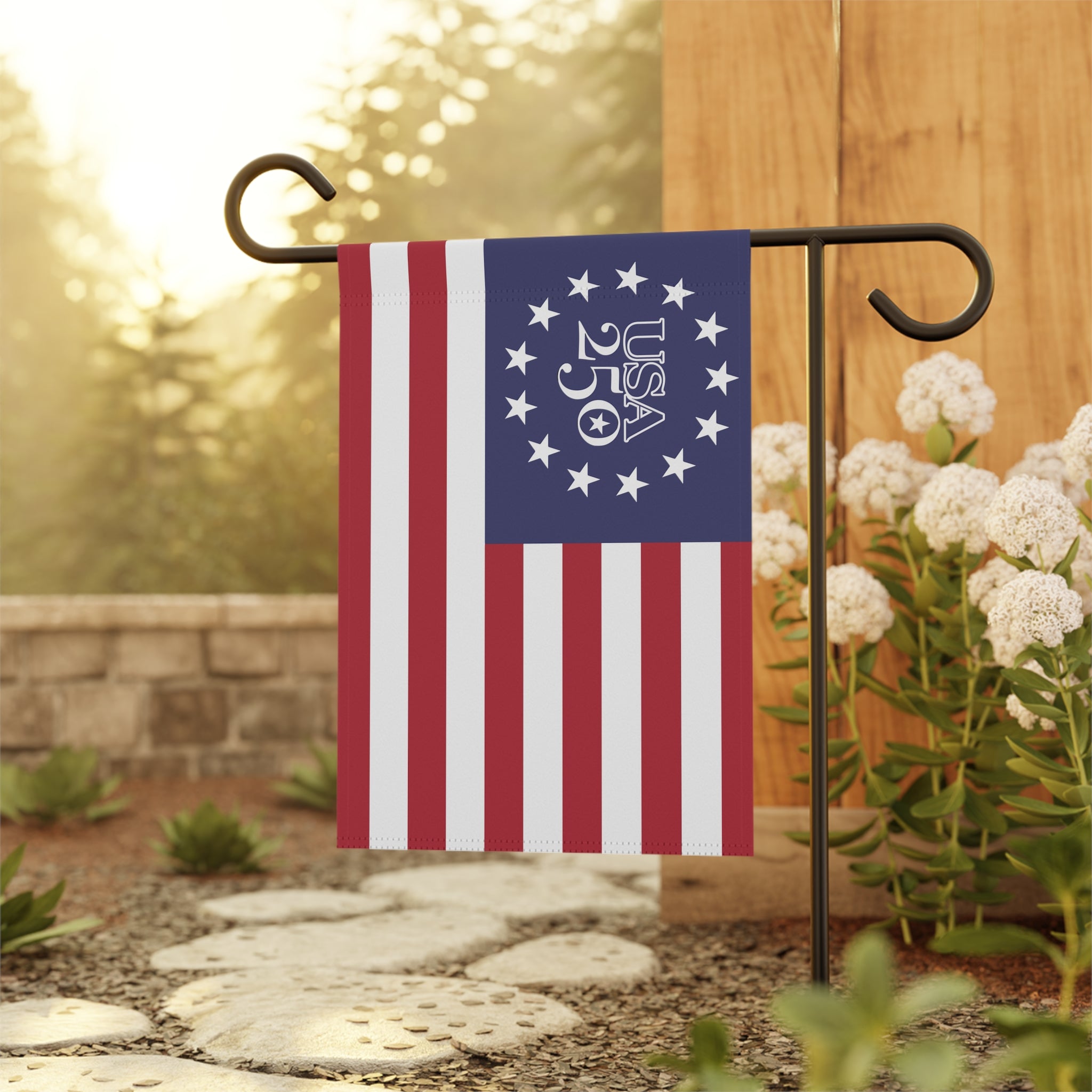 USA 250. Jubiläum Gartenflagge & Hausbanner