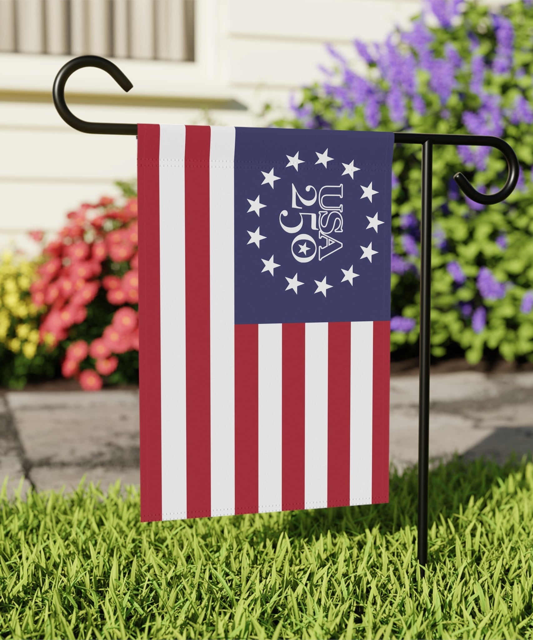 USA 250. Jubiläum Gartenflagge & Hausbanner