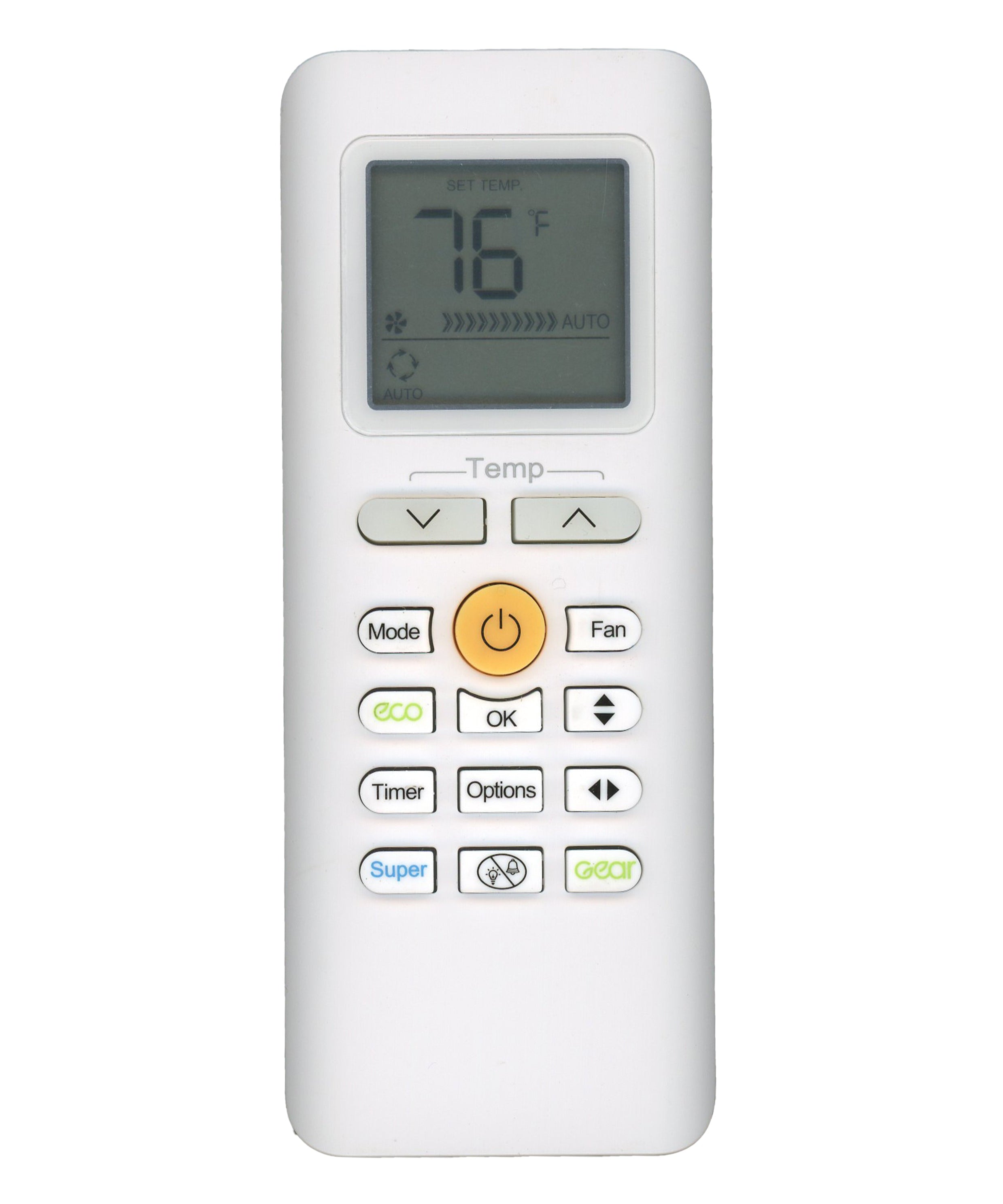 Midea RG70E/BGEFU1 Air Conditioner Remote Control - 17317000A50553