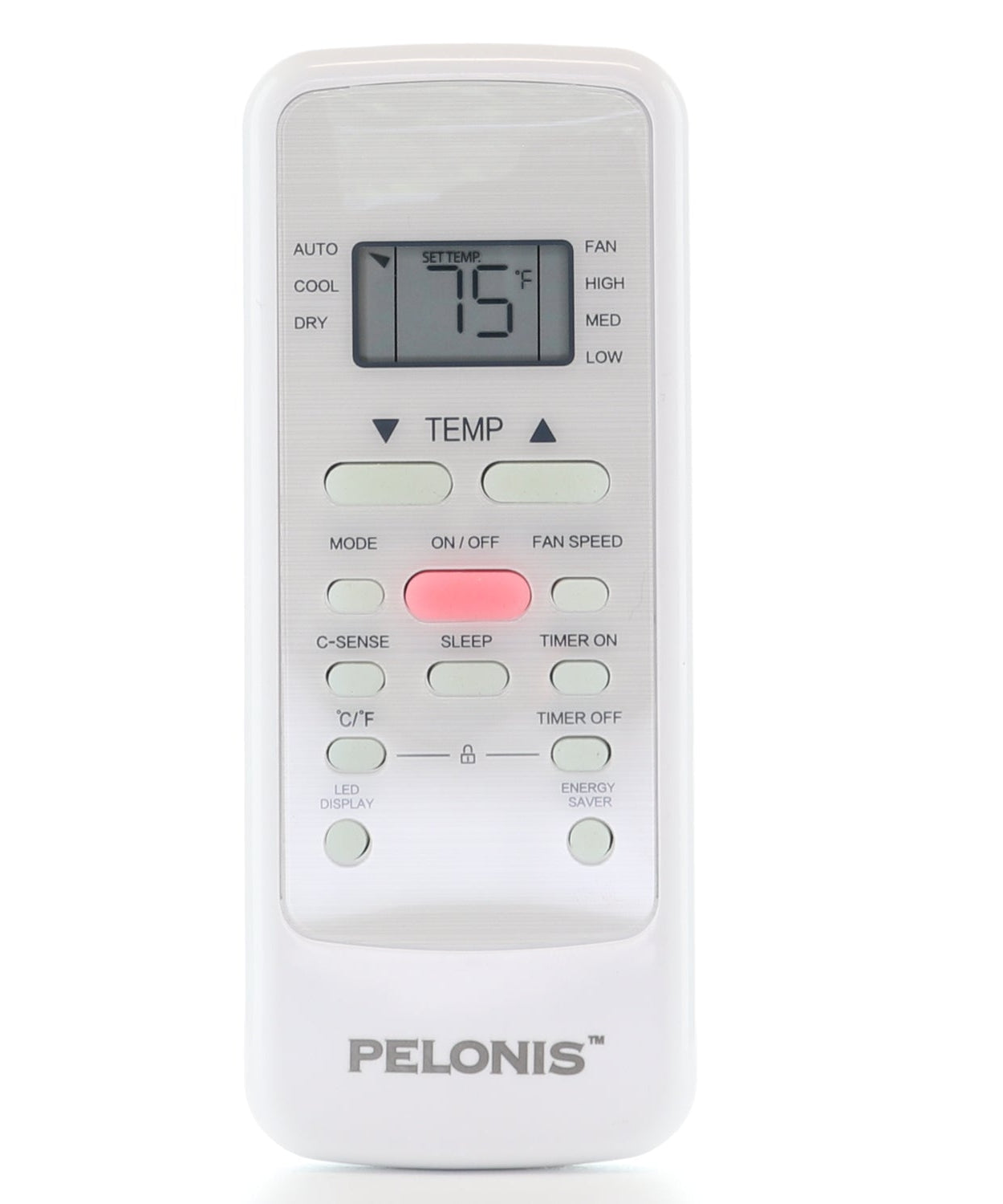 PELONIS RG51G(1)/CEFU1 Window Air Conditioner Remote Control | LCD Screen | Thermostatic - 17317000A59932