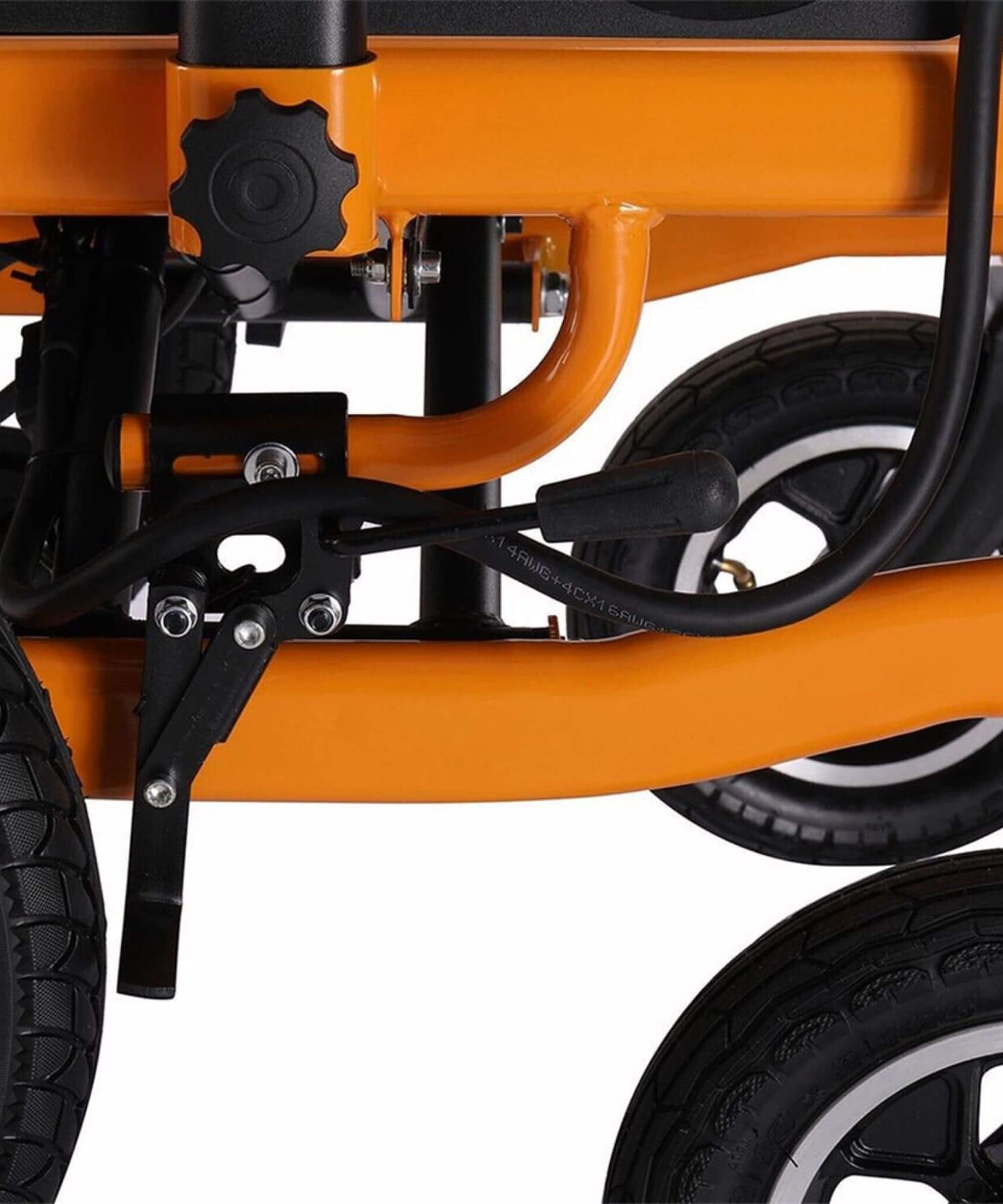 18-Inch Heavy-Duty 500W Electric Mobility Power Wheelchair, 265LBS (SAK74295)