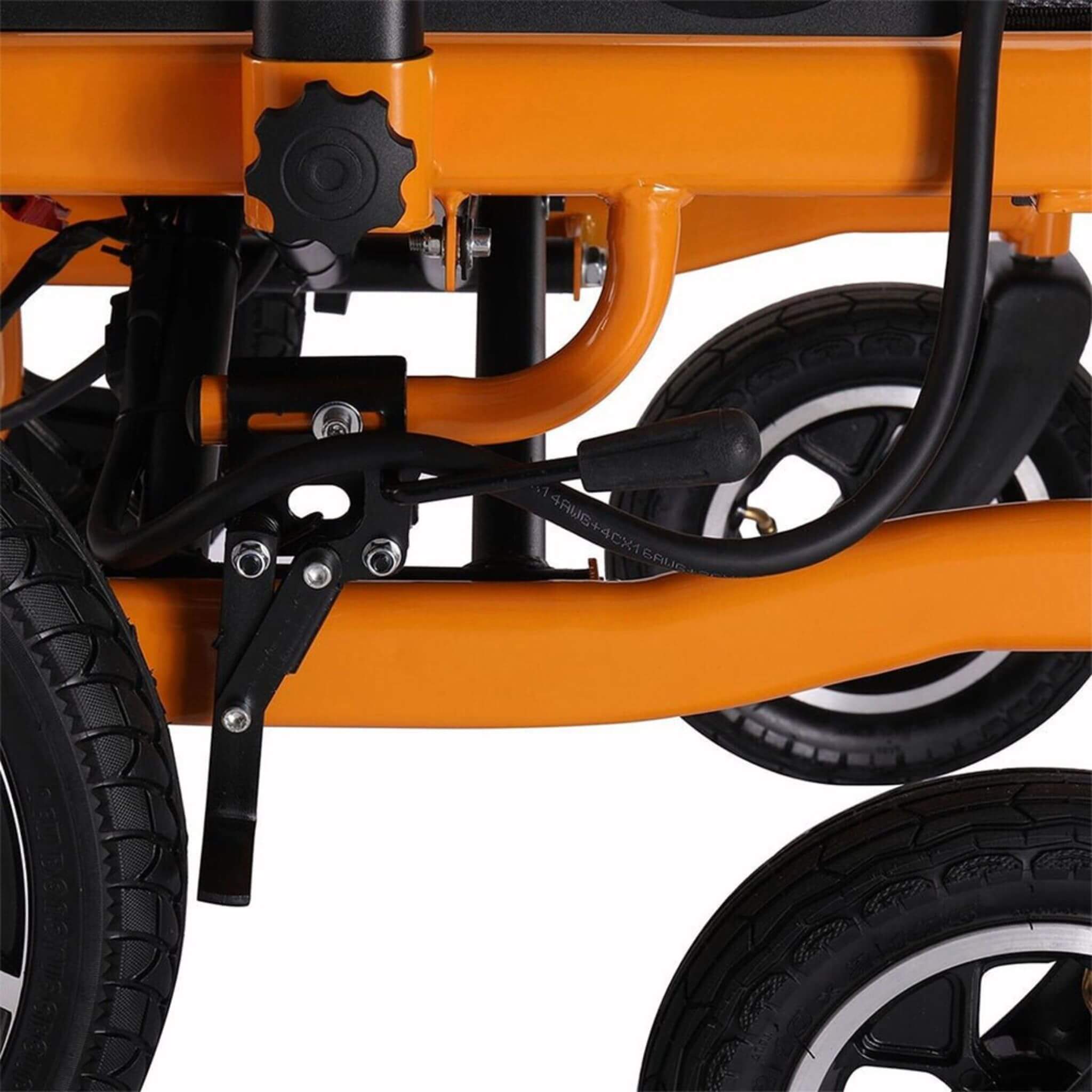 18-Inch Heavy-Duty 500W Electric Mobility Power Wheelchair, 265LBS (SAK74295)
