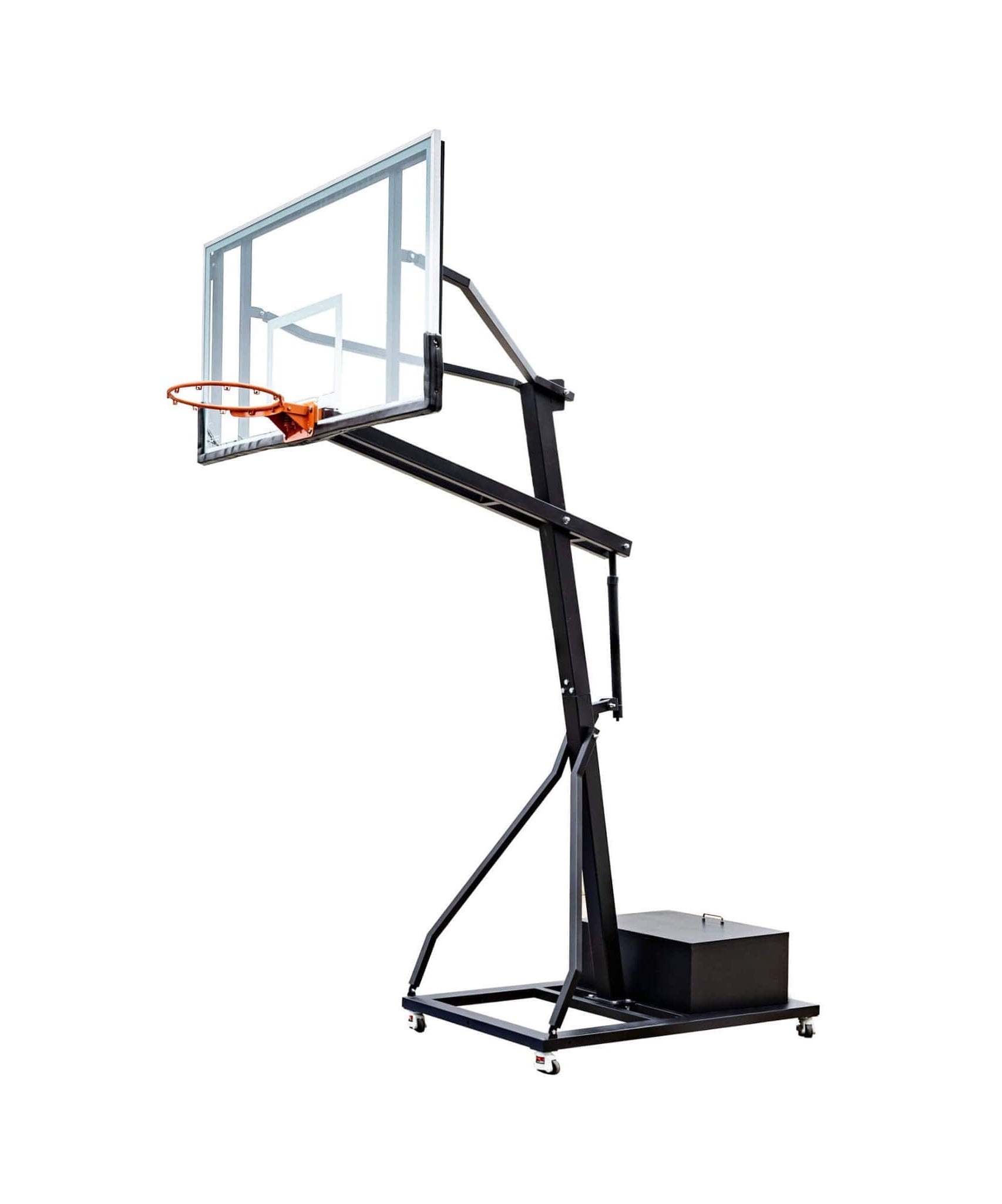 [18X24FT] Heavy-Duty Portable Adjustable Basketball Hoop With Court (SAK72980)